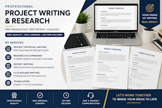 write profesionnal project proposals and manage your project