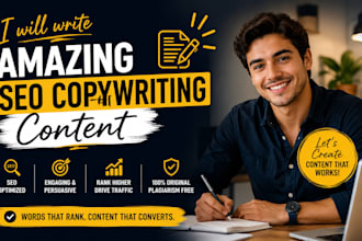 write SEO optimized website copy that converts