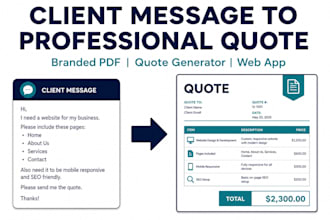 build a custom quote generator with branded PDF export