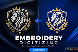 do professional 3d puff embroidery digitizing for custom patches in 24 hours