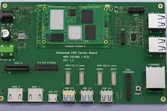 design raspberry pi cm4 cm5 carrier board pcb io board and embedded hardware