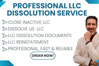 close your inactive llc with dissolution and compliance documents
