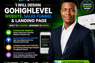 go high level sales funnel for go high level expert go high level website