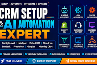 setup zendesk gorgais pipedrive freshdesk hubspot crm ai agent followup boss
