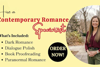 proofread your contemporary dark romance novel, critique erotica, fantasy book