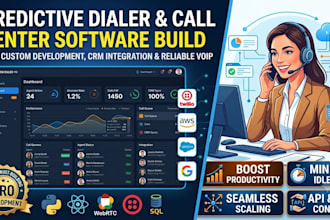 build a custom call center dialer system with CRM integration