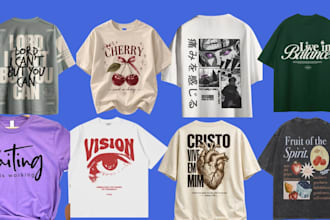 create unique streetwear t shirt graphics design vintage t shirt hoodie design