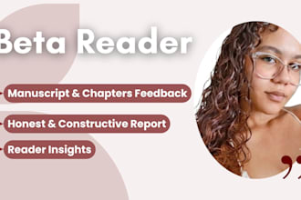 provide honest beta reader feedback