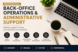 provide professional backoffice operations and administrative support