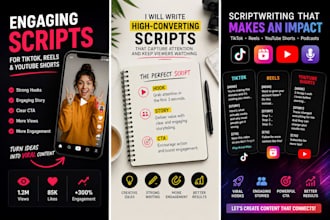 write engaging scripts social media