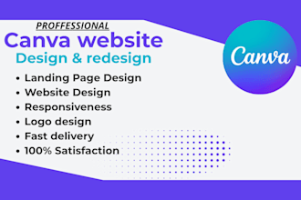 design design professionally canva website canva landing page