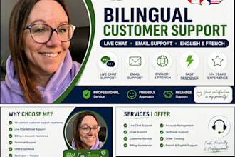 provide bilingual live chat and email customer support