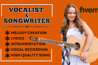 female edm singer edm vocal lead vocalist edm songwriter ghost singer cover song
