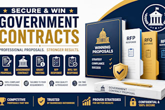 write government contract proposals, grants, rfp, rfq and rf