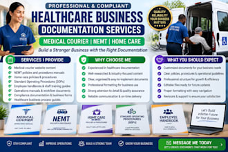 medical courier website nemt home care policies procedures sop employee handbook