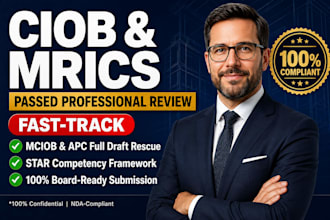 fast track your ciob mciob or mrics professional review application