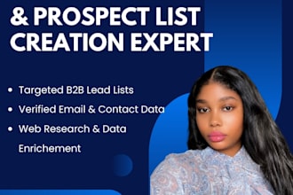 do b2b prospects list creation and targeted lead generation