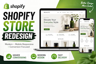 redesign and customize your shopify store