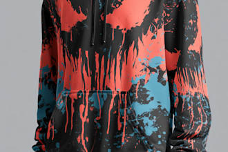 design unique hoodie and sweatshirt for you in  hours