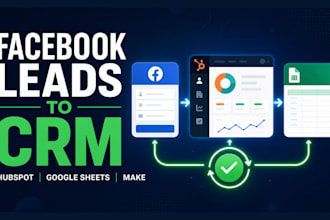 connect facebook lead forms hubspot or google sheet
