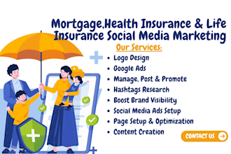 be your mortgage, life insurance health insurance social media marketing manager