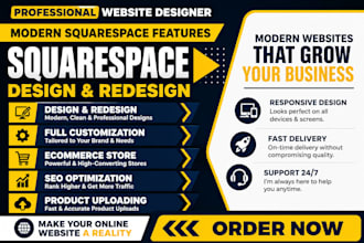 build squarespace website squarespace website design square website