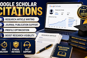 increase google scholar citation,write backdated and publish research article
