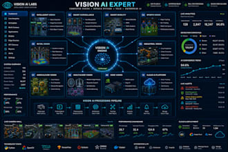 develop vision ai, computer vision, opencv python, yolo and custom ai solution