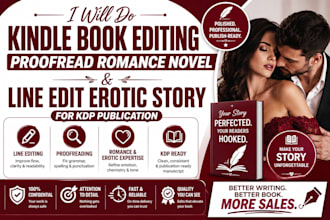 do book proofreading, book editing, erotic story editor