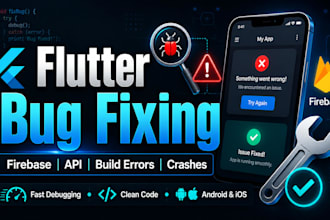 fix flutter firebase bugs, build errors and app crashes