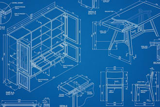 design  carpentry  woodworking furniture shop drawings and cut list