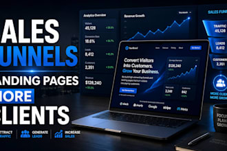 build a high converting sales funnel and landing page