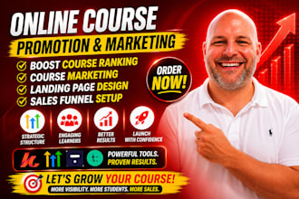 run online course promotion udemy course marketing and boost course enrollment