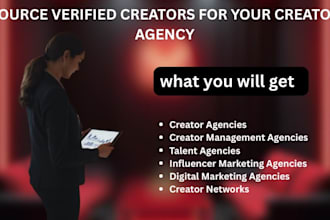 source verified creators for your creator agency