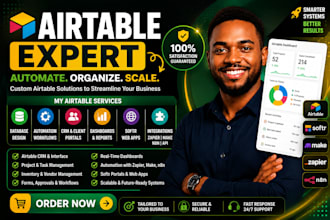 setup airtable databas, airtable automation soft portal client app n8n ai webapp
