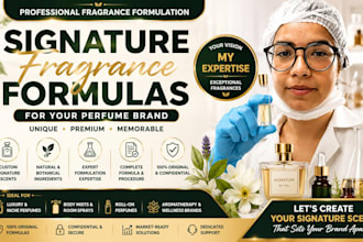 develop signature fragrance formulas for your perfume brand without chemical