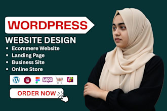 develope your wordpress website and ecommerece  store