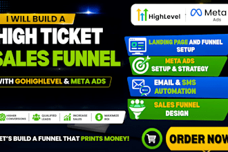 build a high converting high ticket webinar sales funnel with gohighlevel