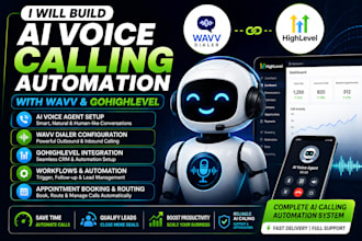 build ai voice calling automation with wavv and gohighlevel