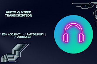 do high quality audio and video transcription in 24 hours