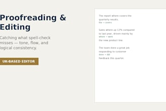 proofread and edit your writing for clarity and accuracy
