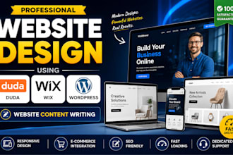 do duda website design and redesign duda developer wix website wordpress expert