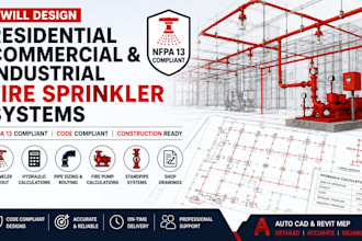 design residential commercial and industrial fire sprinkler systems
