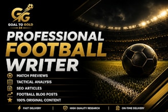 write engaging football articles, match previews and sports blog posts