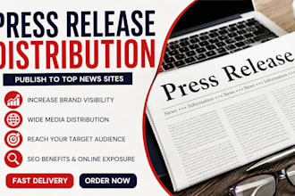 press release distribution publish press release PR distribution to media outlet