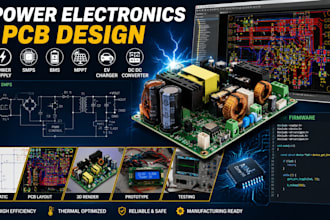 design power supply pcb, smps pcb, bms, dc dc converter, mppt, ev charger pcb