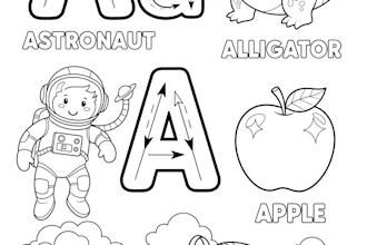 design unique kids colouring pages for printable