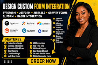 design custom typeform jotform airtable gravity forms quform basin integration