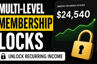 design a high converting membership website for recurring revenue