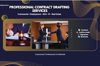 draft professional contracts, agreements, nda, and legal documents,